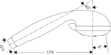 Ручной душ Hansgrohe Croma 28570000