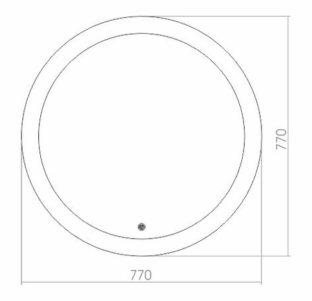 Зеркало (77х77) Silver Mirrors  Перла ФР-00000847