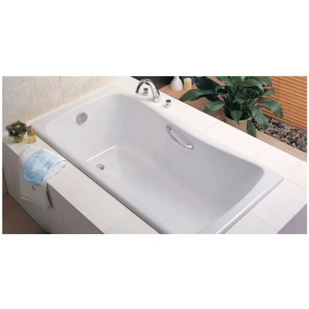 Ванна чугунная (170x75) Jacob Delafon Bliss E6D902-0 без ручек