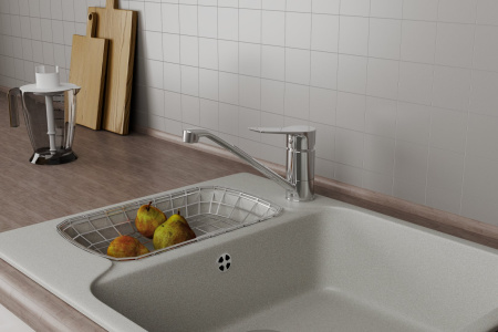 Смеситель для кухни с поворотным изливом RUSH Haiti HA1935-25