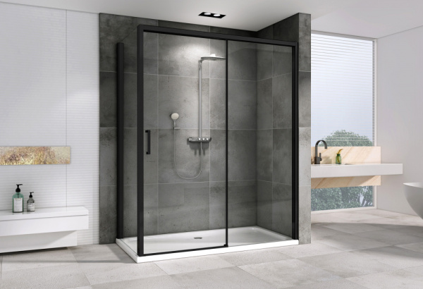 Душевой уголок (160х100) ABBER Komfort AG93160B-S102B черный