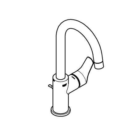 Смеситель для раковины с донным клапаном Grohe Eurosmart 23537 003 (23537003) хром 