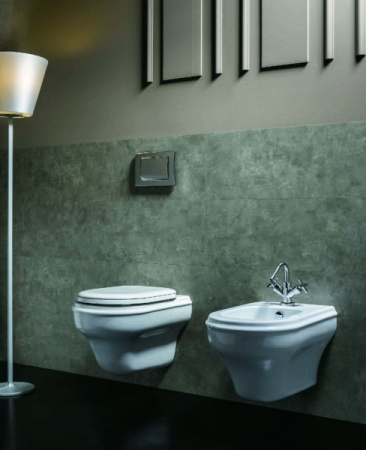 Унитаз подвесной Azzurra Charme CHVKSP000000BI/(CHA100/SOSK bi) без сиденья