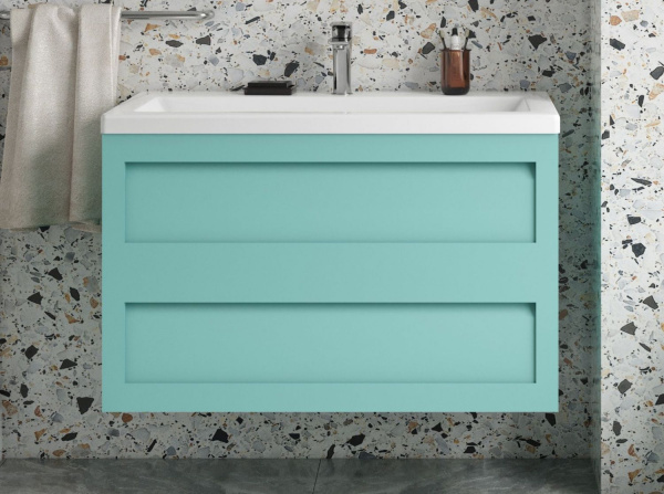 База под раковину Art&max AM-Platino-900-2C-SO-MM Cветло-зеленый матовый