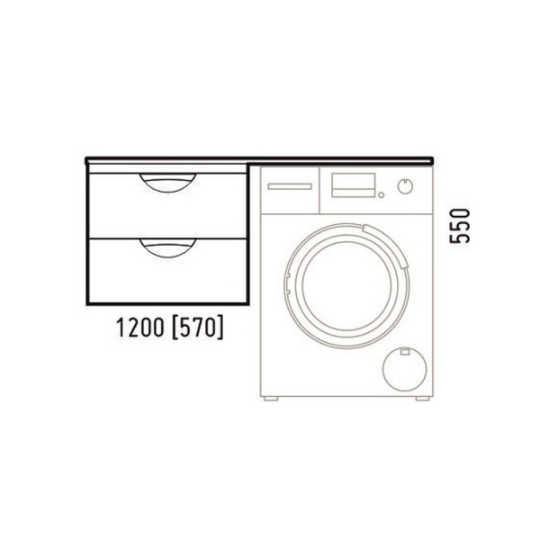 Тумба подвесная Corozo Алиот 120 SD-00000603