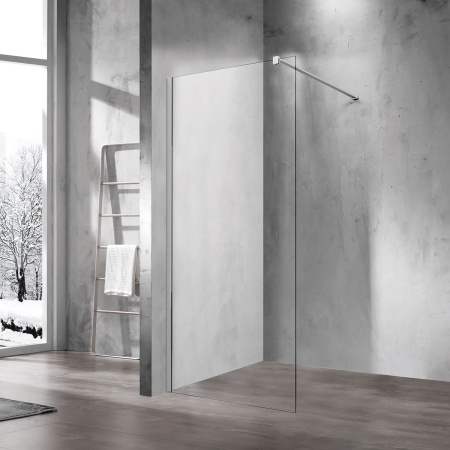 Душевая перегородка Vincea Walk-In VSW-1H110CL (110х200) хром, стекло прозрачное