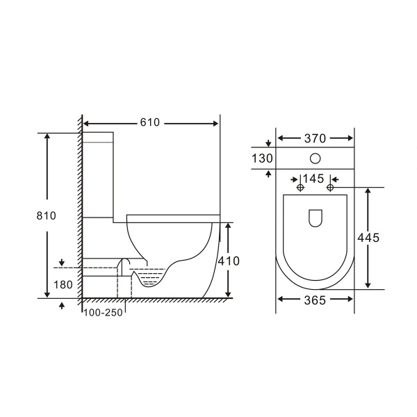 Унитаз-компакт Vincea Evo VT2-34 безободковый