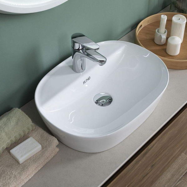 Раковина RUNO мебельная Nuovo 51*39 (овальная) (00-00001990)
