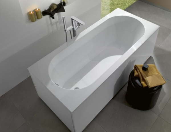 Ванна квариловая Villeroy&Boch Oberon 170x75 см белая (UBQ170OBE2V-01) Ванна квариловая Villeroy&Boch Oberon 170x75 см белая (UBQ170OBE2V-01)