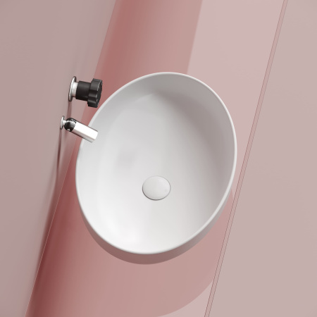 Раковина накладная (50,2х36,3) Ceramica Nova ELEMENT CN6056MW матовая