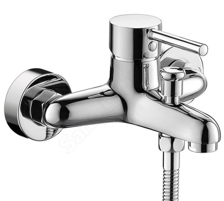 Смеситель для ванны короткий излив Bravat Slim F6332366CP-01-RUS