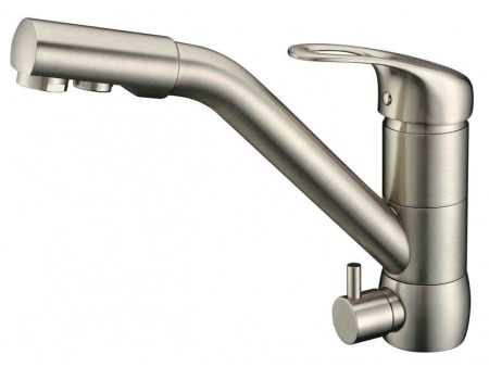 Смеситель для кухни с подключением к фильтру Zorg ZR 400 KF-12 SATIN