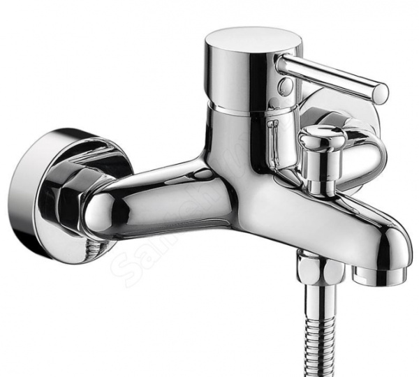 Смеситель для ванны короткий излив Bravat Slim F6332366CP-01-RUS