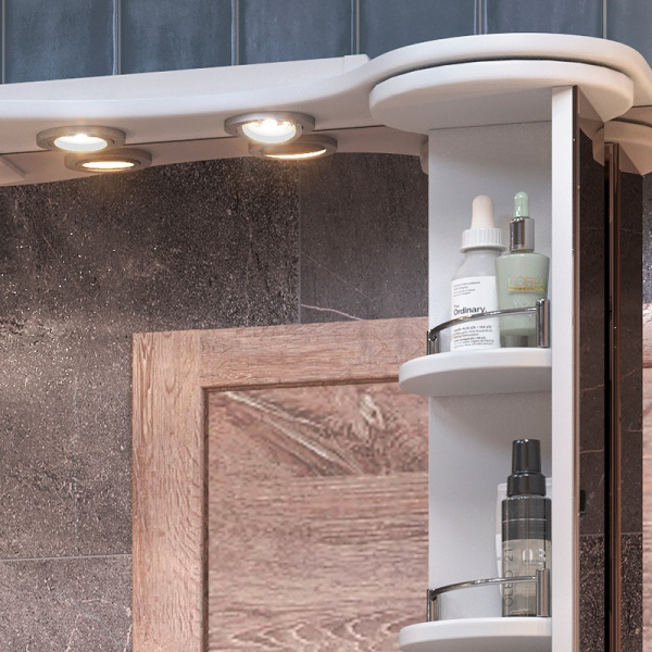 Зеркало со шкафом (70,6x70,2) Vigo Callao zsh.CAL.70.El