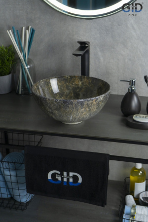 Раковина накладная (32х32) Gid Mnc486