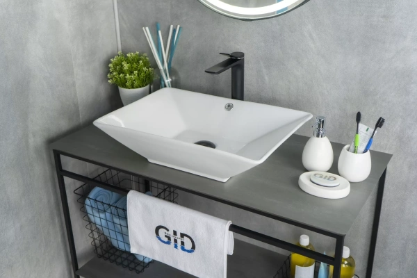 Раковина накладная (56х38) Gid N9212