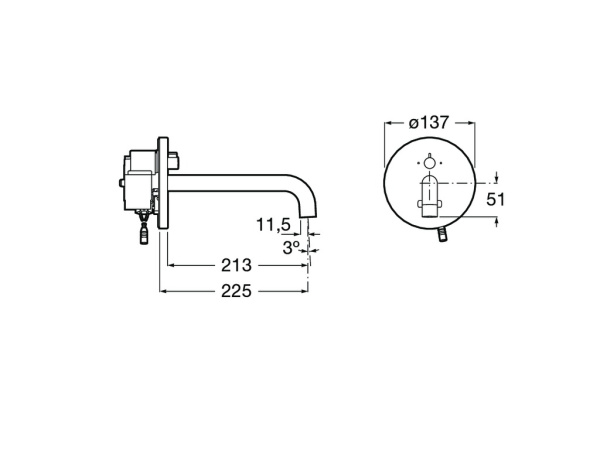 Смеситель для раковины Roca Sentronic-E 5A4602C00