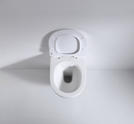 Подвесной безободковый унитаз с сиденьем микролифт beWash Minimal BKWHR003480