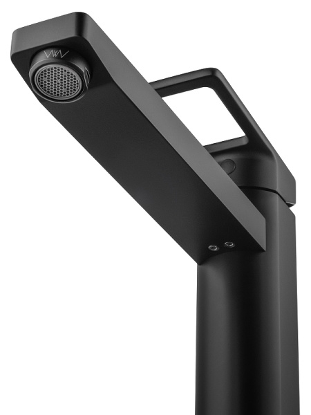 Смеситель для раковины высокий WONZON & WOGHAND FRAME, черный матовый WW-88239010-MB