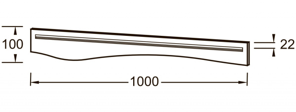 Полка для зеркала Jacob Delafon EB1840RU-P6