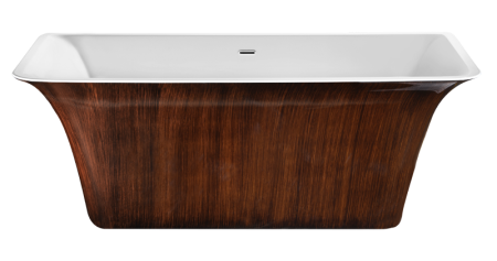Акриловая ванна (160х77) Lagard EVORA Brown wood lgd-evr-bw