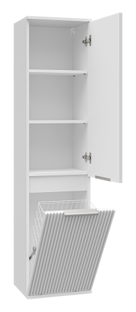 Пенал с бельевой корзиной Brevita Enfida 40    ENF-05040-010БкP