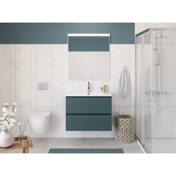 Тумба под раковину 90 BelBagno Uno UNO-900-2C-SO-AO голубой матовый, без раковины