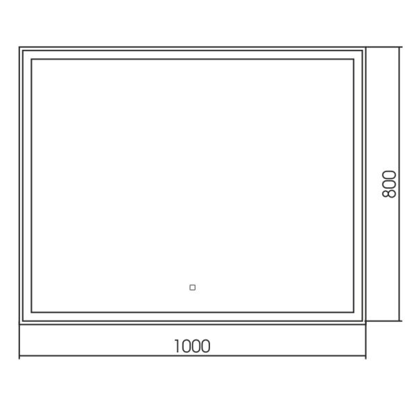 Зеркало (100х80) Silver Mirrors  Ливия ФР-00001225