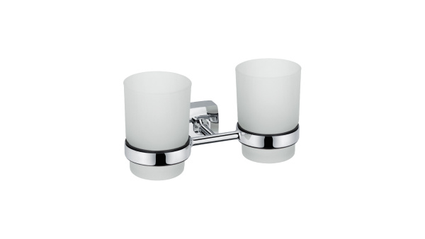 Стакан для зубных щеток FIXSEN Kvadro двойной FX-61307