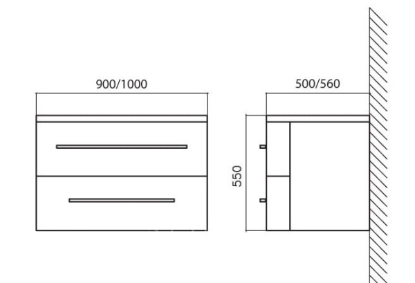 Тумба для раковины BelBagno Prospero BB800-DAC/BO