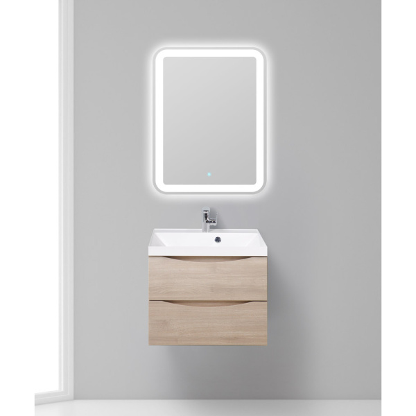 База под раковину подвесная BelBagno MARINO-600-2C-SO-RG-P Rovere Grigio