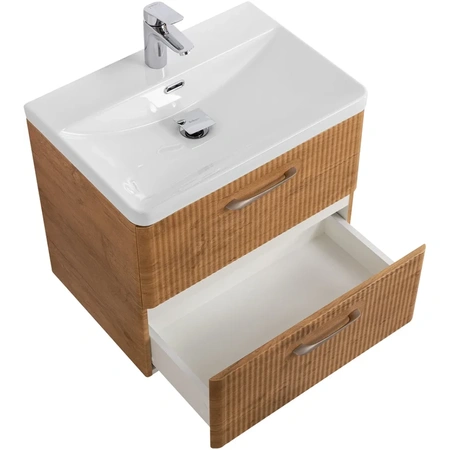 Тумба под раковину BelBagno Due DUE-500-2C-SO-RN-P без ручек, Rovere Nature