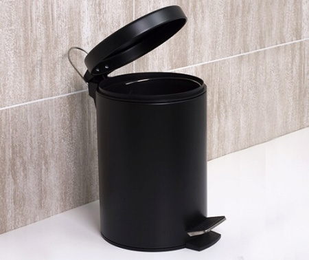 Мусорное ведро 5л WasserKRAFT K-635BLACK
