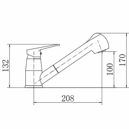 Смеситель для кухни FASHUN A6013