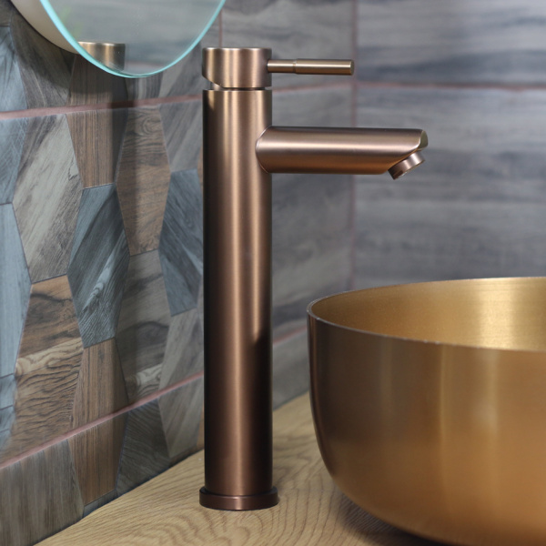 Смеситель для раковины Melana Tondo 610102PVD-Br