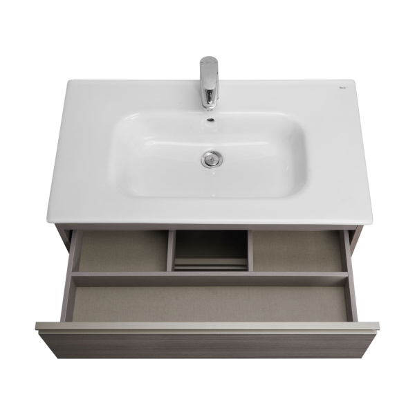 Тумба под раковину Roca Gap 80 городской дуб, 3 ящика, A857406402