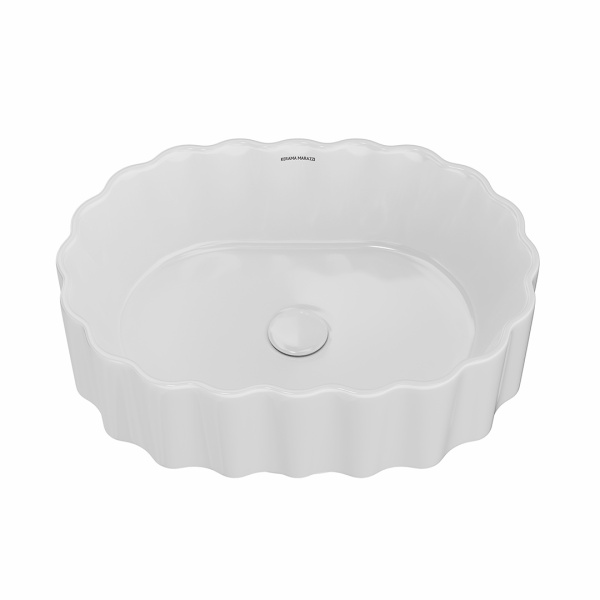 Раковина накладная (53х38) Kerama Marazzi Artbasin CC.wb.50\WHT