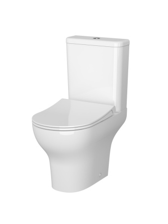 Унитаз напольный безободковый Vitra Zentrum  9824B003-7219 микролифт