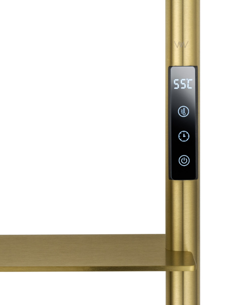 Полотенцесушитель электрический WONZON & WOGHAND DÜSSELDORF, брашированное золото WW-A203-BG Полотенцесушитель электрический WONZON & WOGHAND DÜSSELDORF, брашированное золото WW-A203-BG