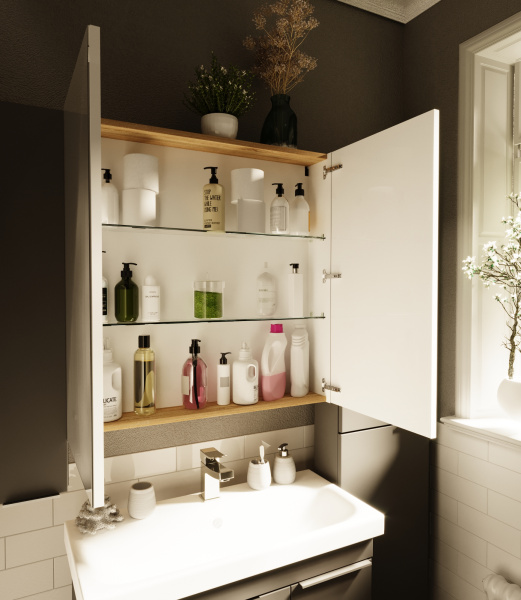 Зеркало-шкаф (60х80) 1Marka Gaula 60 У92541