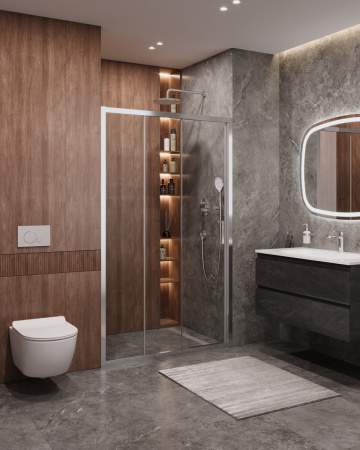 Душевая дверь (120х195) CEZARES MOLVENO MOLVENO-BF-3-120-C-Cr-IV