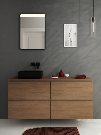 Смеситель для раковины встраиваемый Hansgrohe Metropol 32526670 черный матовый 