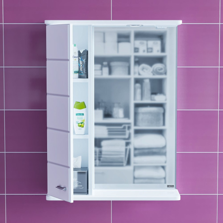 Зеркальный шкаф (60х75)  СаНта Омега 60  107003