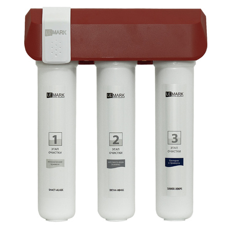 Фильтр Lemark BIO 9920087 для очистки воды от соли жесткости (накипь), бактерий, хлора и привкусов