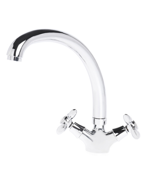 Смеситель для кухни двухвентильный Agger Retro A1900200 хром