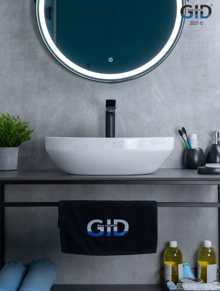 Раковина накладная (50х36) Gid D1469