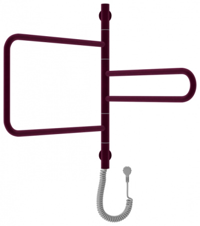 Полотенцесушитель Электрический Cунержа Компакт (640x580) ФЛОК Пурпурный 58-0820-0640