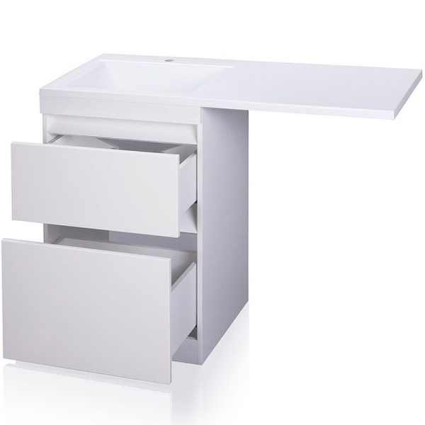 Тумба под стиральную машину напольная Style Line Даллас СС-00002338 белый