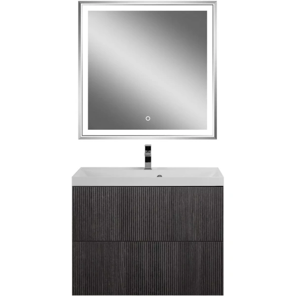 База под раковину подвесная Art&Max AM-Verona-Push-800-2C-SO-KD кадена дарк