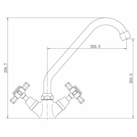 Смеситель для кухни FASHUN A4124